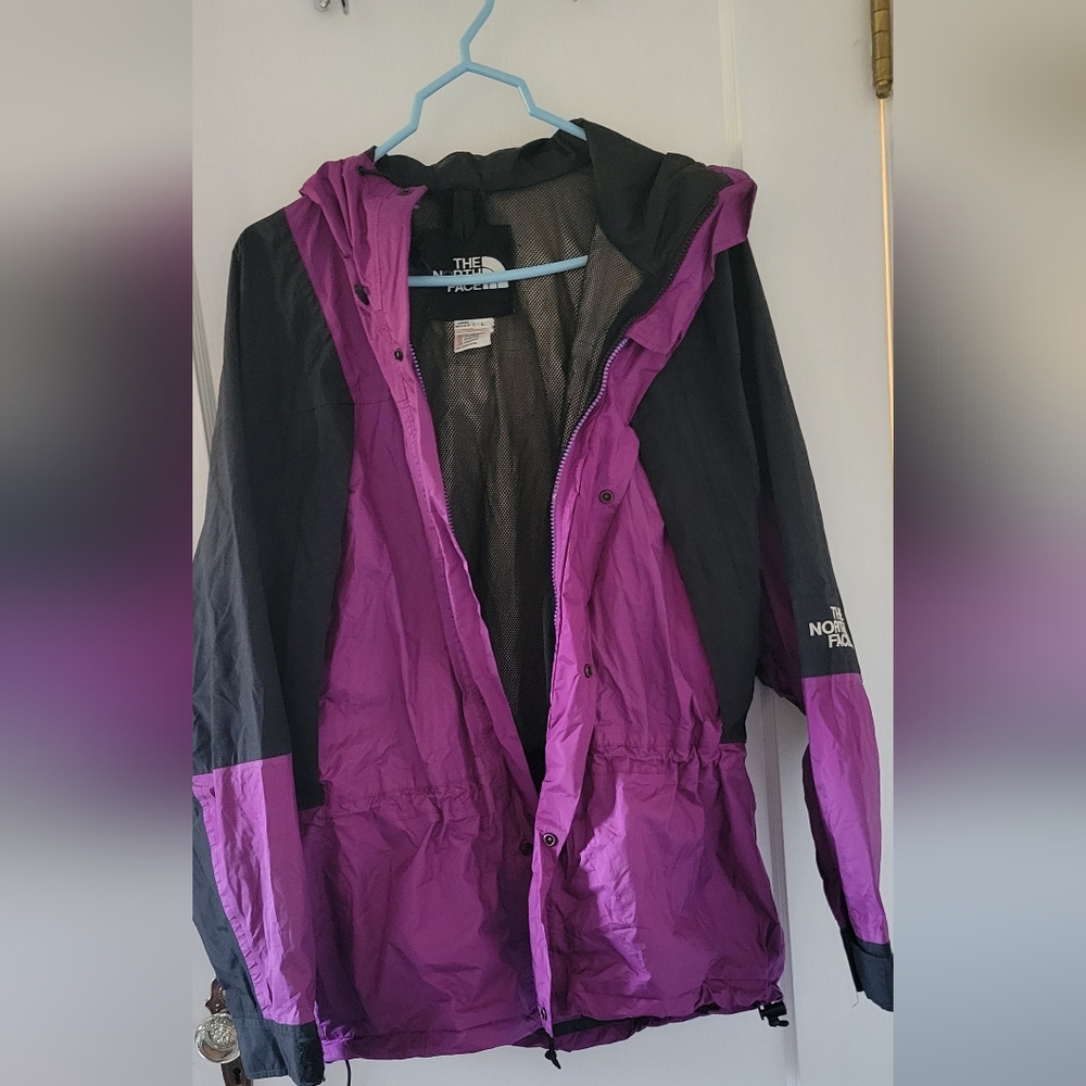 The North Face Purple Raincoat Womens L